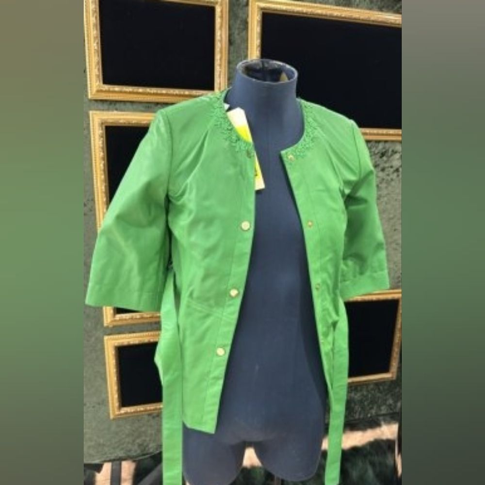 Ottimo Vibrant Green Women's Leather Jacket